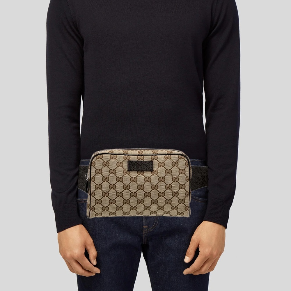 GUCCI GG Canvas Waist Bag
